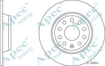 APEC BRAKING dsk2820 -  Тормозной диск